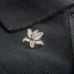 Lily lapel pin